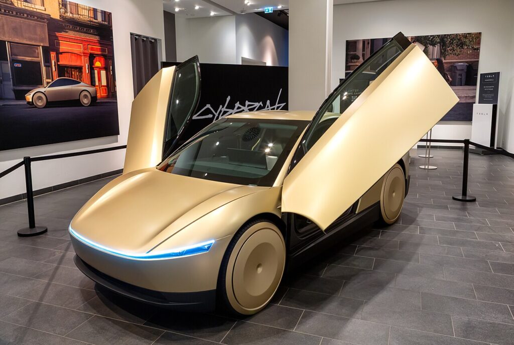 self-driving Tesla Cybercab