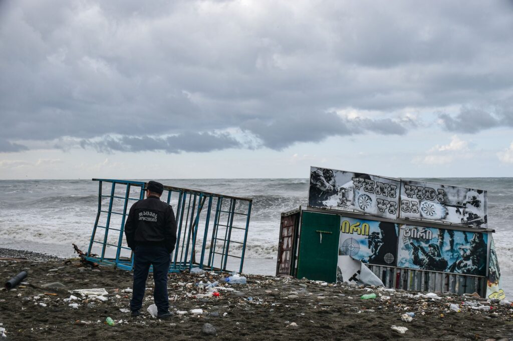 California beaches storm damage